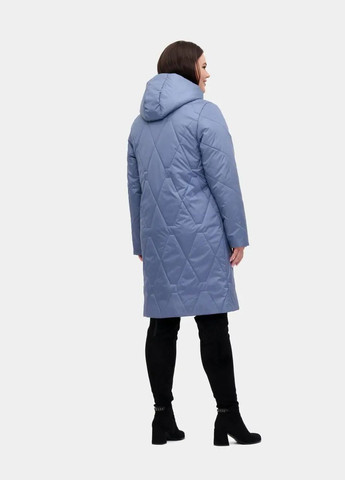 Блакитна демісезонна жіноча демісезонна куртка великого розміру SK