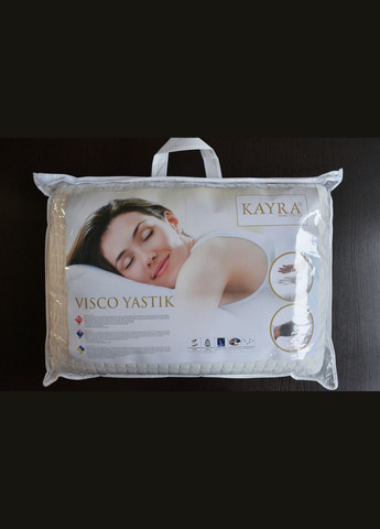 Ортопедична подушка 40×60х15 см Visco пухка Kayra (301650769)
