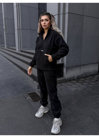 Жіночий трендовий флісовий теплий костюм No Brand (363969511)