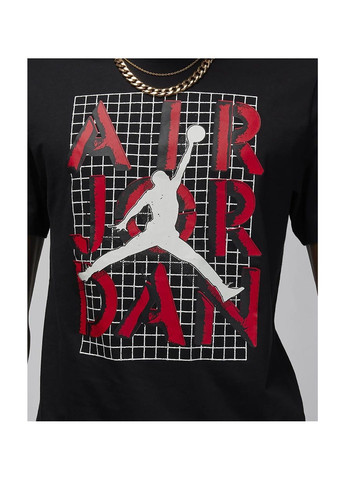 Черная футболка мужская t-shirt brand black Air Jordan