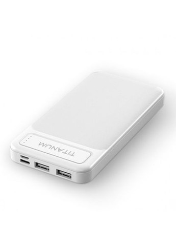 Повербанк TPB912-W 10000mAh Li-Pol White Titanum