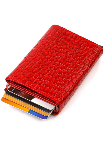 Женский картхолдер в три сложения с автоматическим мехнизмом из натуральной кожи 21929 Canpellini (329149225)