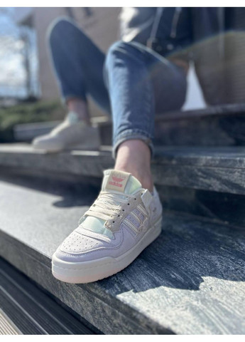 КРОСІВКИ ЖІНОЧІ ADIDAS FORUM 84 LOW OF WHITE АДІДАС ФОРУМ 84 No Brand бежеві демісезони (369388826)