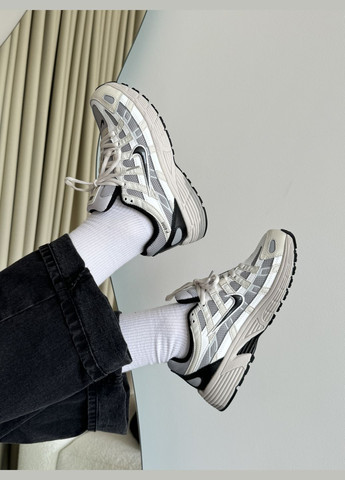 Кроссовки женские и мужские Nike P-6000 grey beige | Найк П-6000 серые бежевые No Brand серые демисезоны (316231442)