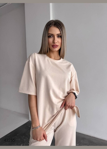 Костюм жіночий базовий з футболкою Liton (295638457)