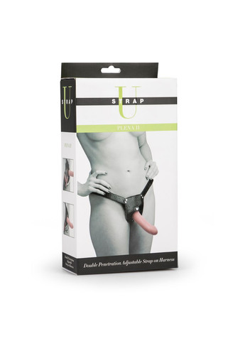 Подвійний страпон реалістичний Plena 2 бежевий - CherryLove Strap U (296930437)