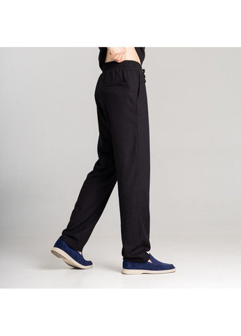 Черные повседневный демисезонные брюки No Brand