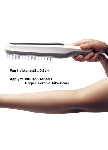 Лампа Дермалайт, Dermalight UVB 311 nm для лечения заболеваний кожи, с гребнем, со встроенным таймером Yonker (365777236)