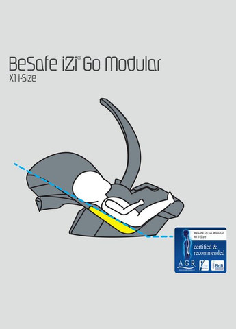 Автокрісло iZi Go Modular X-1 iSize, Sunset Melange, колір червоний (11008150-SunsetM) BeSafe (307835966)