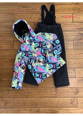 Зимовий гірськолижний термо костюм комбінезон на дівчинку 128-164 Dizumer No Brand (369735419)