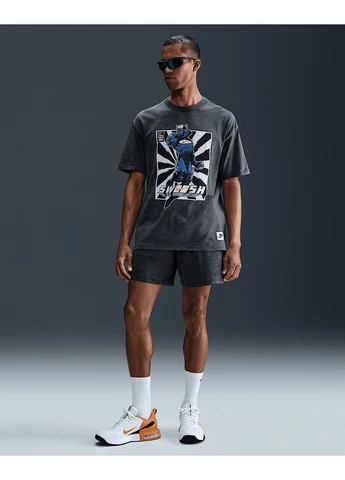 Бежевая футболка m tee m90 iykyk fitness Nike