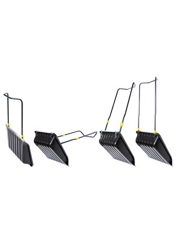 Лопата-ківш скрепер Snow Monster, 74,5х135 см, ковш пластик, ручка метал Prosperplast (326025610)