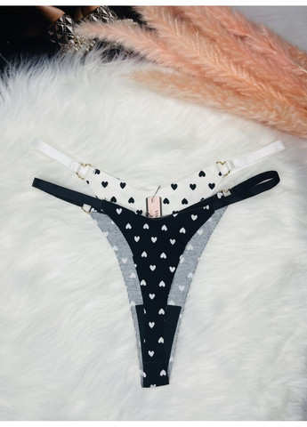 Трусики стрінги набір 2 шт безшовні в рубчик Vimerlea's spring (354820873)