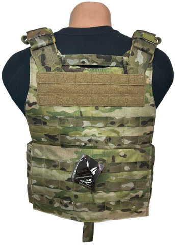 Плитоноска Quad Release Carrier (multicam) (р.L) з підсумками АК 7,62 (3В) Warrior Assault Systems (350668192)