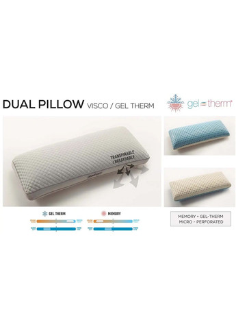 Подушка Дуал Пиллоу 40x70 см Karibian Descanso (356683804)