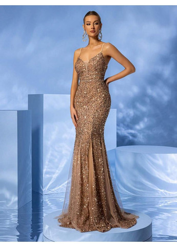 Бежевое платье Giffniseti