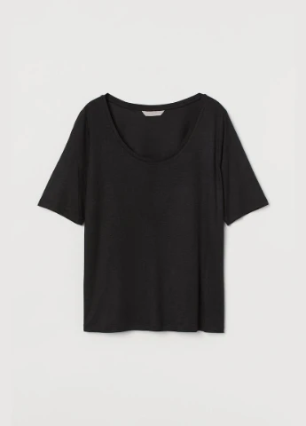 Футболка basic,черный, H&M - (294318248)