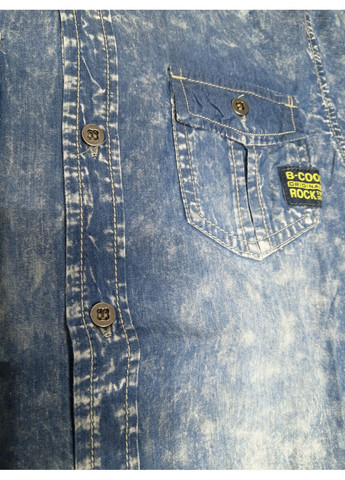 Летняя Джинсовая рубашка для мальчика подростка короткий рукав Венгрия 134 140 152 158 No Brand (366819680)