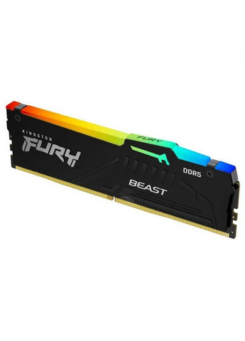 Пам'ять для настільних комп'ютерів 16 GB DDR5 5600 MHz FURY Beast RGB (KF556C36BBEA-16) Kingston FURY (314979090)