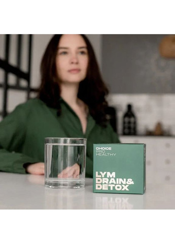 Детокс для глубокой очистки организма и дренажа лимфатической системы Lym Drain&Detox Pro Healthy 90 капсул CHOICE (361113801)