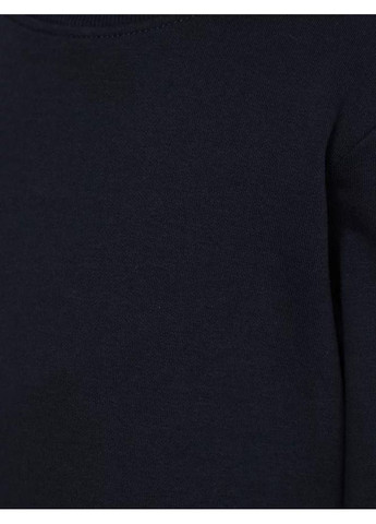 George детский теплый свитшот для мальчика темно-синий (25091759) однотонный темно-синий повседневный двунитка с начесом