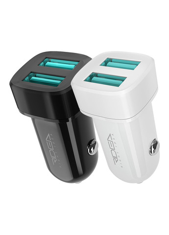 Автомобільний Зарядний Пристрій RCC-21012 Grand 2USB 2.4 A Бiлий Ridea (340913589)