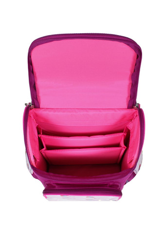 Каркасный ортопедический рюкзак с фонариками в школу для девочек Успех 12 л малиновый 434 (00551703) Bagland (298568682)