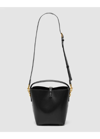 Сумка женская Medium Le 37 Shiny Leather Bucket Bag Black No Brand (362044555)