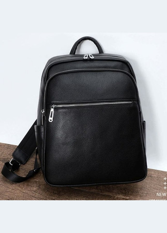 Чоловічий шкіряний рюкзак для поїздок і прогулянок чорний 75362 Tiding Bag (331900754)