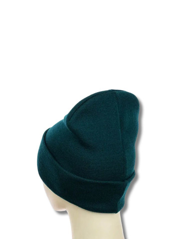 Молодіжна двошарова шапка біні лонг No Brand Шапка біні лонг лопата (362411565)