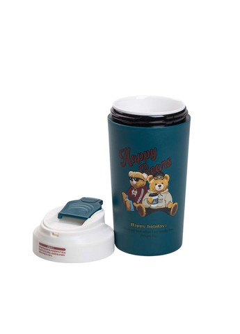 Термокружка Bears 480 мл с керамической колбой, синий Yiwu HP-14-15GR No Brand (360977586)