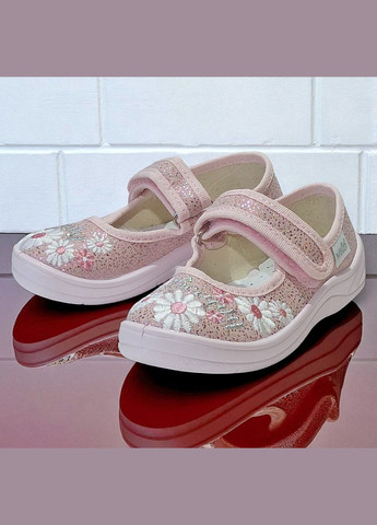 Ортопедичні тапочки на липучці капчики для дівчинки змінне взуття в садок Валді Waldi (345647887)