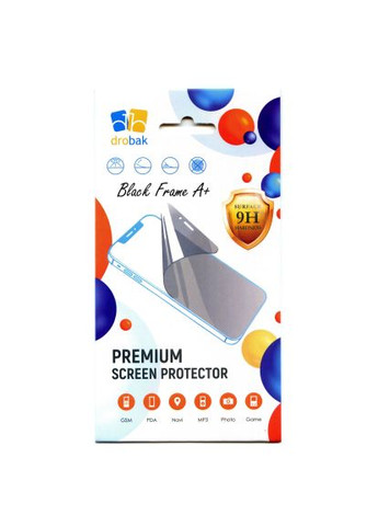 Стекло защитное Motorola G72 Black Frame A+ (717151) Drobak Motorola G72 Black Frame A+ (366495174)