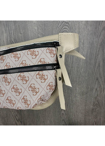 Жіночий клатч з бантиком персиковий зі штучної шкіри ProDobro 1 (363136346)