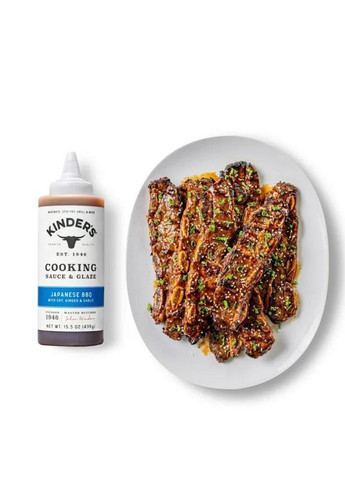 Соус Kinder’s Cooking Sauce & Glaze Japanese с соевым соусом, имбирем и чесноком, 439 г Kinder's (361036437)