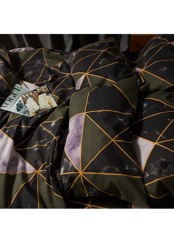 Комплект постельного белья Микросатин Premium Семейные 143х210х2 наволочки 2х50х70 (MS-820009931) Moon&Star Golden Marble (356112942)