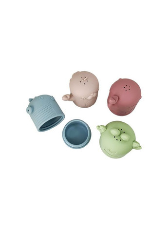 Набір силіконових іграшок для купання "Морські мешканці" MGZ-0927, 4 штуки Mega Zayka (330639268)