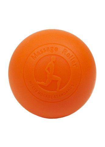 Масажний м'ячик каучук 6.5 см EF-2076-OR Orange EasyFit (290255548)