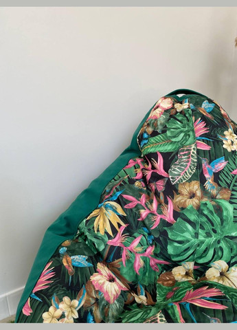 Кресло - мешок груша, M - 100х75 Magitex Asteria D3+Багира 11833 SkyPuff (361256916)