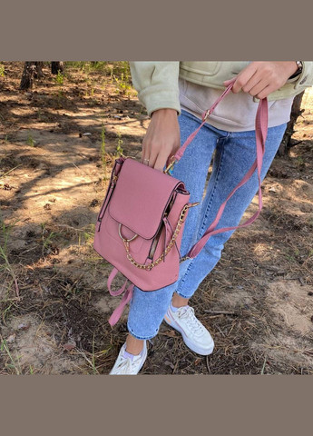 Якісний жіночий рюкзак сумка Рожевий(BRT) Brettani (336552065)