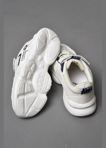 Белые демисезонные кроссовки детские белого цвета Let's Shop