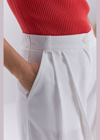 Жіночі лляні шорти-бермуди зі стрілками Arjen (327276752)