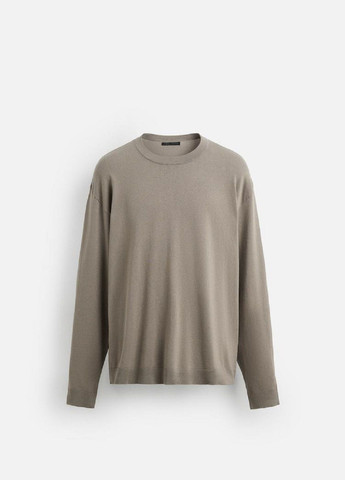 Сіро-коричневий демісезонний светр Zara