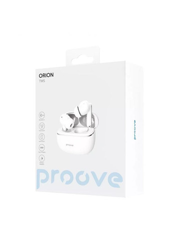 Бездротові навушники Orion Bluetooth 5.3 білі Proove (280876664)