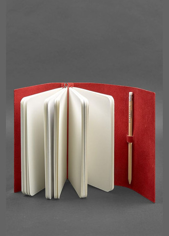 Женский кожаный блокнот (Софт-бук) 1.0 Красный (A-026870) BlankNote (328961635)