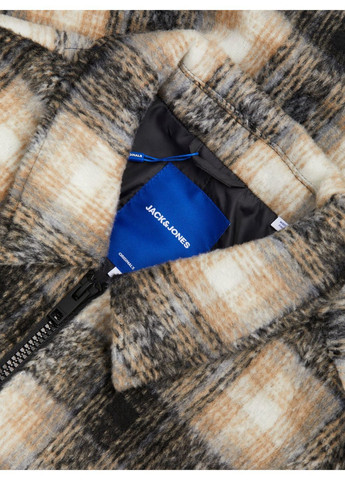 Куртка-сорочка,бежевий-чорний,JACK&JONES Jack & Jones (366029196)