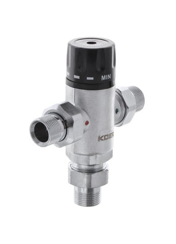 Клапан смесительный термостатический трехходовой 3/4'' (с накидн. гайками) KR.1258 (KR2818) KOER (321205398)