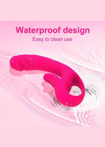 Двойной вибратор с подогревом для точки G и клитора We Love No Brand (322615337)