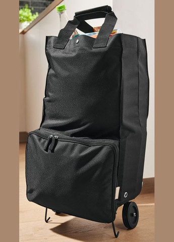 Складная сумка тележка для покупок на колесах Topmove 100358334001 Черная Top Move (298473183)