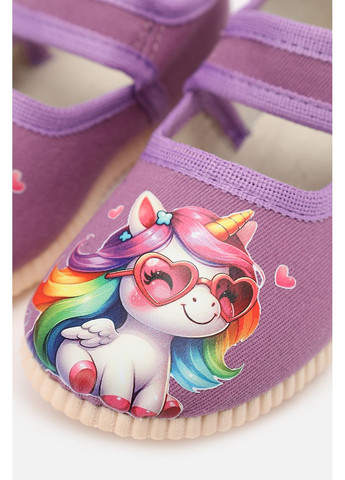 Капці домашні для дівчинки колір бузковий ЦБ-00285308 Берегиня (361497941)